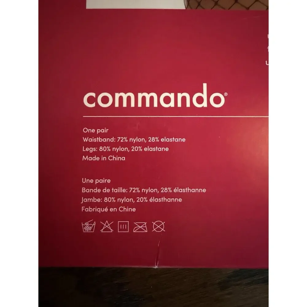 Commando The Open Air Net Tights White XL NIB NEW